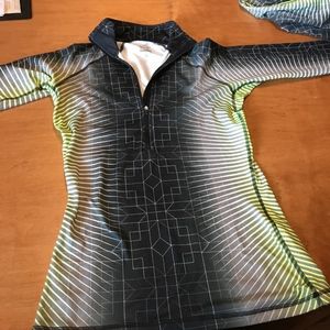 Nike Pro warm/soft 1/2 zip top w/pants (s)